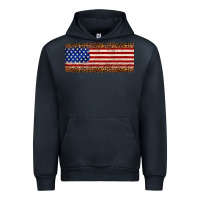 Navy usa flag leopard Urban Hoodie - JahusDesignShop