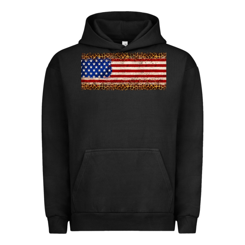 Usa Flag Leopard Urban Hoodie by JahusDesignShop | Teevron