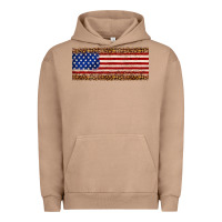 Pigment Burro usa flag leopard Urban Hoodie - JahusDesignShop