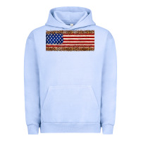 Pigment Grape Ice usa flag leopard Urban Hoodie - JahusDesignShop