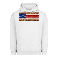 Pigment Lunar Rock usa flag leopard Urban Hoodie - JahusDesignShop
