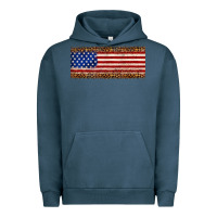 Pigment Midnight Navy usa flag leopard Urban Hoodie - JahusDesignShop