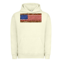 Pigment Pistachio usa flag leopard Urban Hoodie - JahusDesignShop