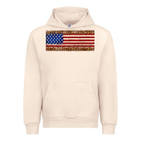Sandshell usa flag leopard Urban Hoodie - JahusDesignShop
