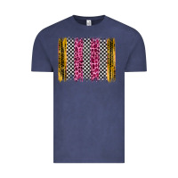 Vintage Denim race leopard brush stroke Vintage Tee - Artiststas
