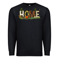 Black home camping Premium Sweatshirt - texasbilliewilder