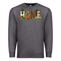 Charcoal Heather home camping Premium Sweatshirt - texasbilliewilder