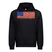 Black usa flag Urban Hoodie - JahusDesignShop