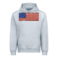 Heather Grey usa flag Urban Hoodie - JahusDesignShop