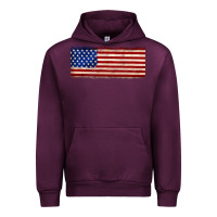 Mauve Wine usa flag Urban Hoodie - JahusDesignShop