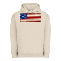 Pigment French Oak usa flag Urban Hoodie - JahusDesignShop