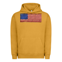Pigment Peanut Butter usa flag Urban Hoodie - JahusDesignShop