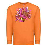 Carrot Breast Cancer afro girl sneakers Premium Sweatshirt - RanaPortraitStore