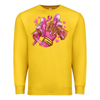 Lemon Breast Cancer afro girl sneakers Premium Sweatshirt - RanaPortraitStore