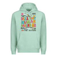 Seafoam customized teacher dear tiny human behind me back Premium Hoodie - JahusDesignShop