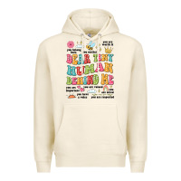 Tofu customized teacher dear tiny human behind me back Premium Hoodie - JahusDesignShop