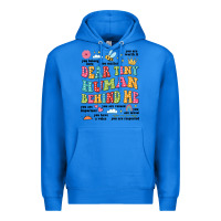 True Royal customized teacher dear tiny human behind me back Premium Hoodie - JahusDesignShop