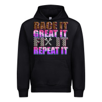Black race ıt great ıt fıx ıt repeat ıt Urban Hoodie - AdoDesignShop