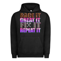 Pigment Black race ıt great ıt fıx ıt repeat ıt Urban Hoodie - AdoDesignShop