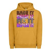 Pigment Peanut Butter race ıt great ıt fıx ıt repeat ıt Urban Hoodie - AdoDesignShop
