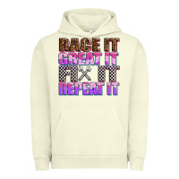 Pigment Pistachio race ıt great ıt fıx ıt repeat ıt Urban Hoodie - AdoDesignShop