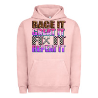 Pigment Salmon race ıt great ıt fıx ıt repeat ıt Urban Hoodie - AdoDesignShop