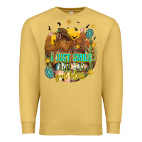 Antique Gold i just smile and say god bless Premium Sweatshirt - texasbilliewilder