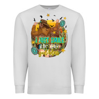 Dove Grey i just smile and say god bless Premium Sweatshirt - texasbilliewilder