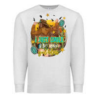 Oatmeal Heather i just smile and say god bless Premium Sweatshirt - texasbilliewilder