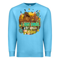 Ocean Blue i just smile and say god bless Premium Sweatshirt - texasbilliewilder