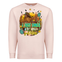 Pale Pink i just smile and say god bless Premium Sweatshirt - texasbilliewilder