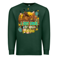 Sports Green i just smile and say god bless Premium Sweatshirt - texasbilliewilder