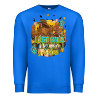 True Royal i just smile and say god bless Premium Sweatshirt - texasbilliewilder