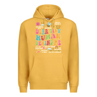 Mustard customized teacher dear tiny human behind me back Premium Hoodie - JahusDesignShop