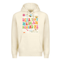 Sandshell customized teacher dear tiny human behind me back Premium Hoodie - JahusDesignShop
