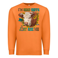 Carrot im head heffa just ask me Premium Sweatshirt - texasbilliewilder