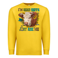 Lemon im head heffa just ask me Premium Sweatshirt - texasbilliewilder