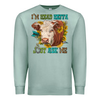 Seafoam im head heffa just ask me Premium Sweatshirt - texasbilliewilder