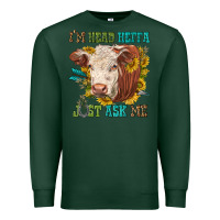 Sports Green im head heffa just ask me Premium Sweatshirt - texasbilliewilder