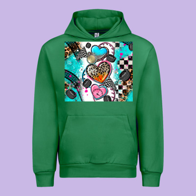 Race Heart Urban Hoodie Designed By Adodesignshop