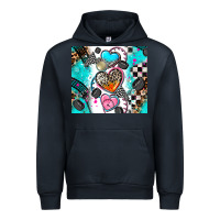 Navy race heart Urban Hoodie - AdoDesignShop