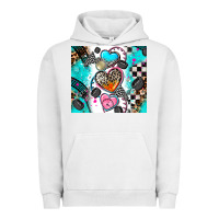 Pigment Lunar Rock race heart Urban Hoodie - AdoDesignShop