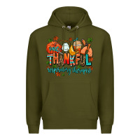 Army Green one thankful respiratory therapist Premium Hoodie - AdoDesignShop