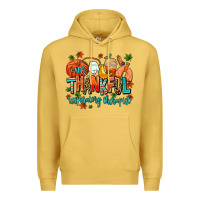 Antique Gold one thankful respiratory therapist Premium Hoodie - AdoDesignShop