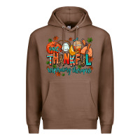 Chestnut one thankful respiratory therapist Premium Hoodie - AdoDesignShop