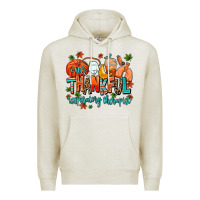 Oatmeal Heather one thankful respiratory therapist Premium Hoodie - AdoDesignShop