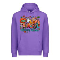 Purple one thankful respiratory therapist Premium Hoodie - AdoDesignShop