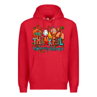 Red one thankful respiratory therapist Premium Hoodie - AdoDesignShop