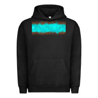 Pigment Black turquoise leopard Urban Hoodie - JahusDesignShop