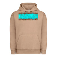 Pigment Burro turquoise leopard Urban Hoodie - JahusDesignShop